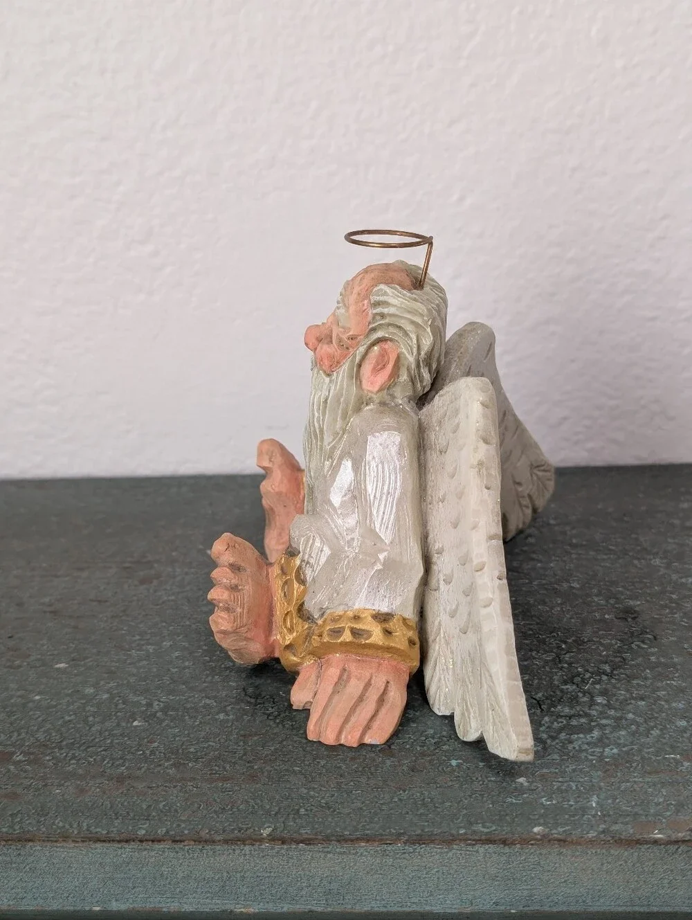 David Frykman Portfolio ALL THAT GLITTERS DF3223 Old Man Angel Halo Retired 1996
